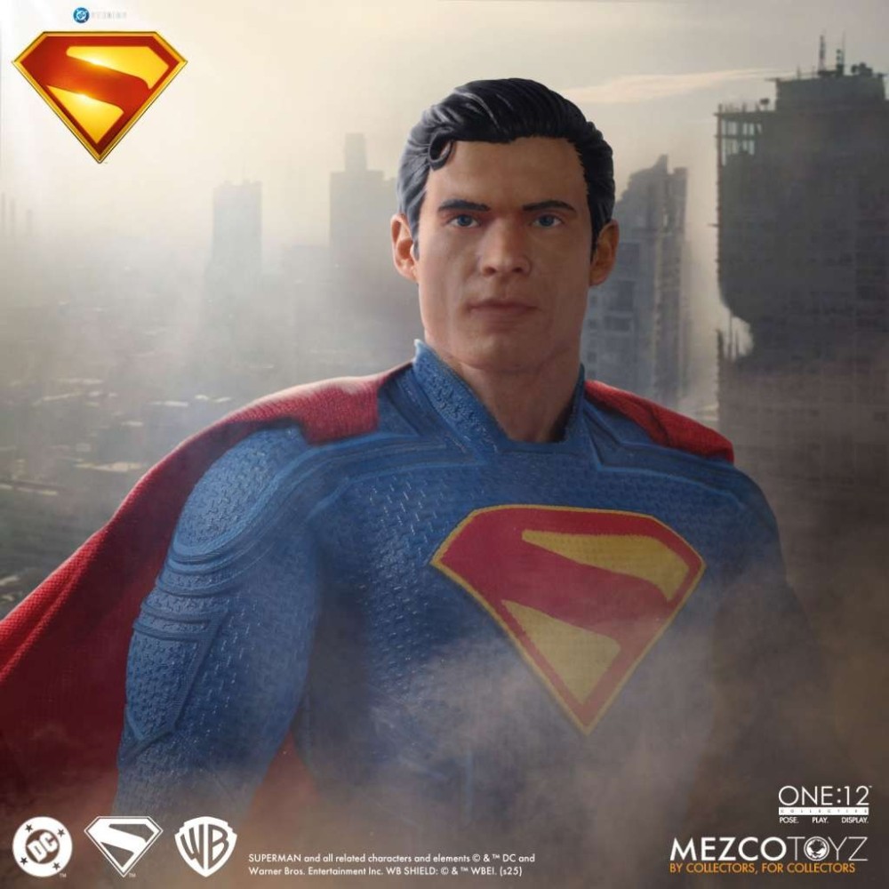 MEZCO TOYS SUPERMAN THE MOVIE ONE:12 COLLECTIVE PVC ACTION FIGURE