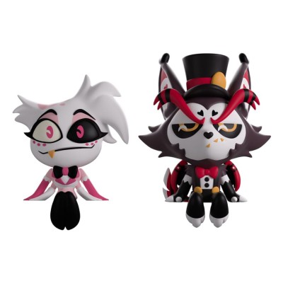 YOUTOOZ HAZBIN HOTEL ANGEL DUST AND HUSK MONITOR BUDDIEZ VINYL FIGURES