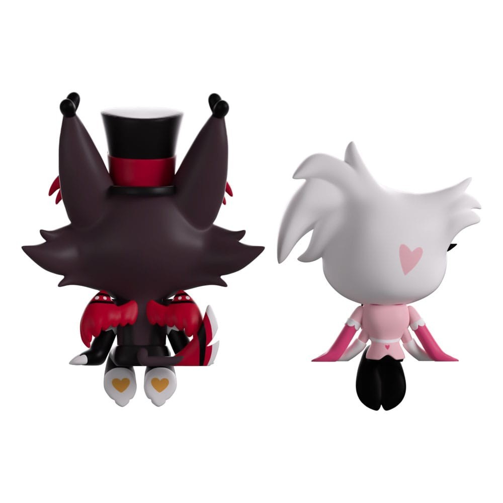 YOUTOOZ HAZBIN HOTEL ANGEL DUST AND HUSK MONITOR BUDDIEZ VINYL FIGURES