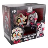 YOUTOOZ HAZBIN HOTEL CHARLIE AND VAGGIE MONITOR BUDDIEZ VINYL FIGURES