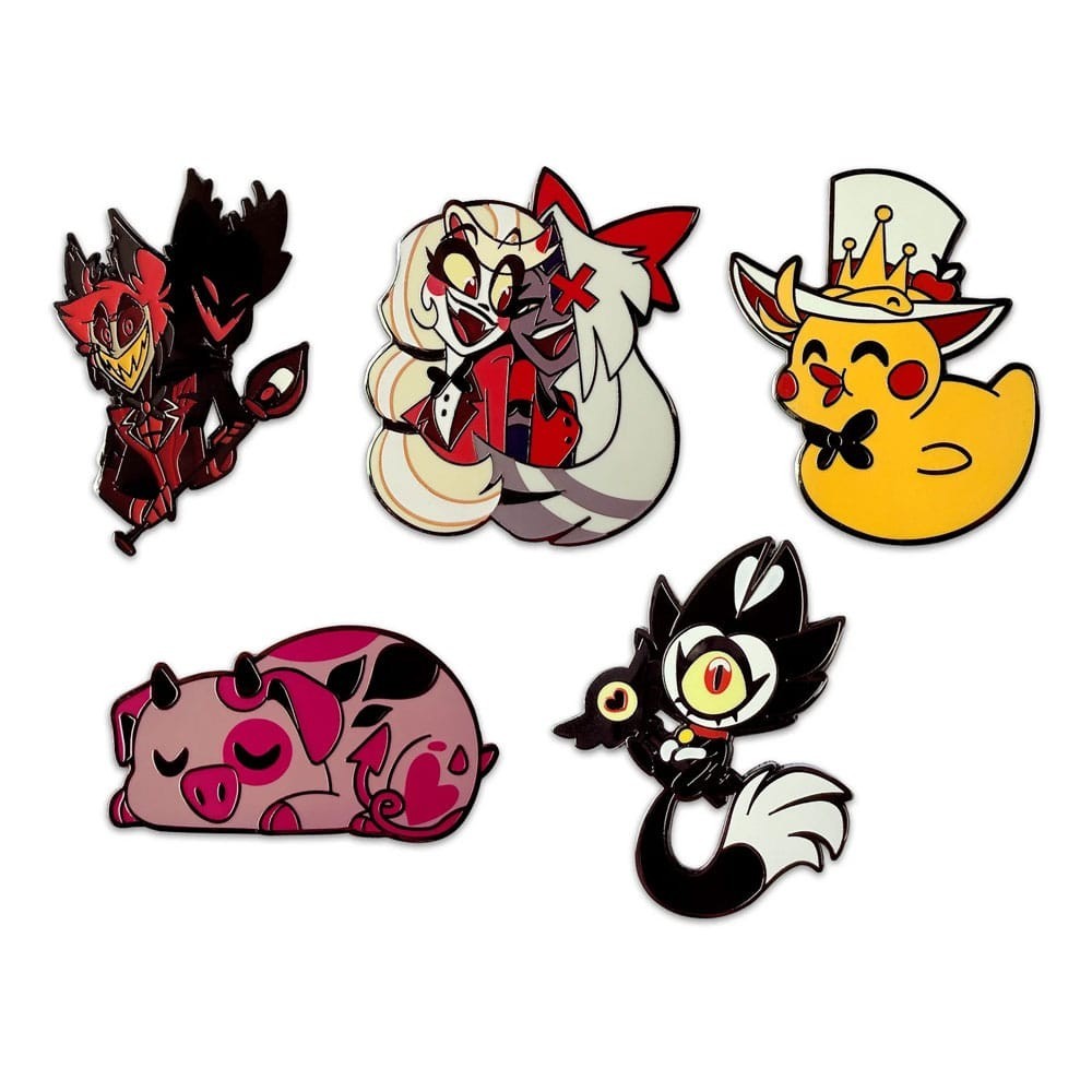 YOUTOOZ HAZBIN HOTEL ENAMEL PINS SET