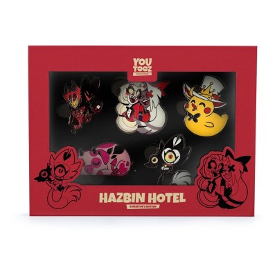 YOUTOOZ HAZBIN HOTEL ENAMEL PINS SET