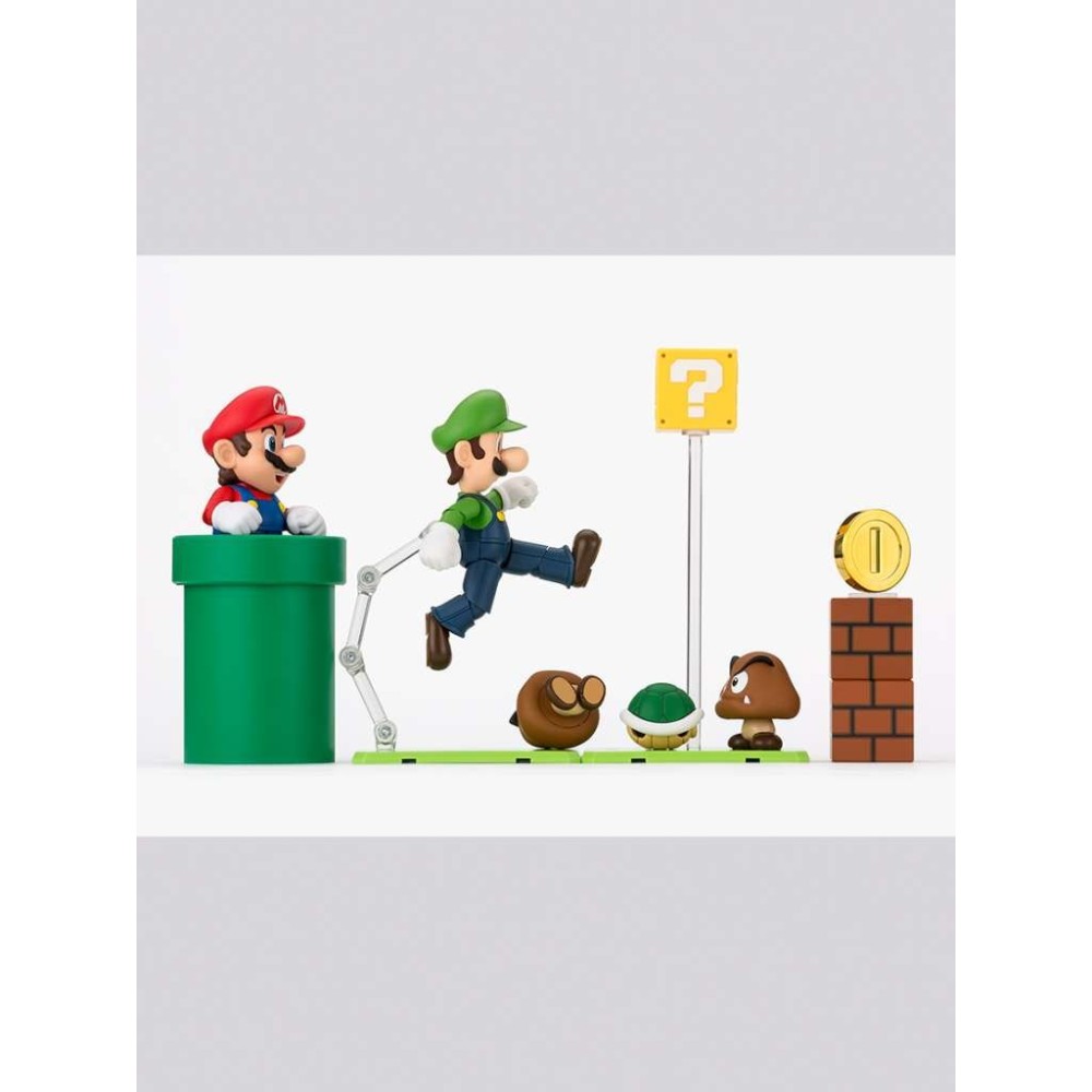 SUPER MARIO BROS PLAYSET S.H. FIGUARTS ACTION FIGURE BANDAI