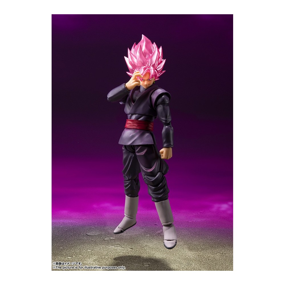 DRAGON BALL SUPER GOKU BLACK SUPER SAIYAN ROSE S.H. FIGUARTS ACTION FIGURE BANDAI