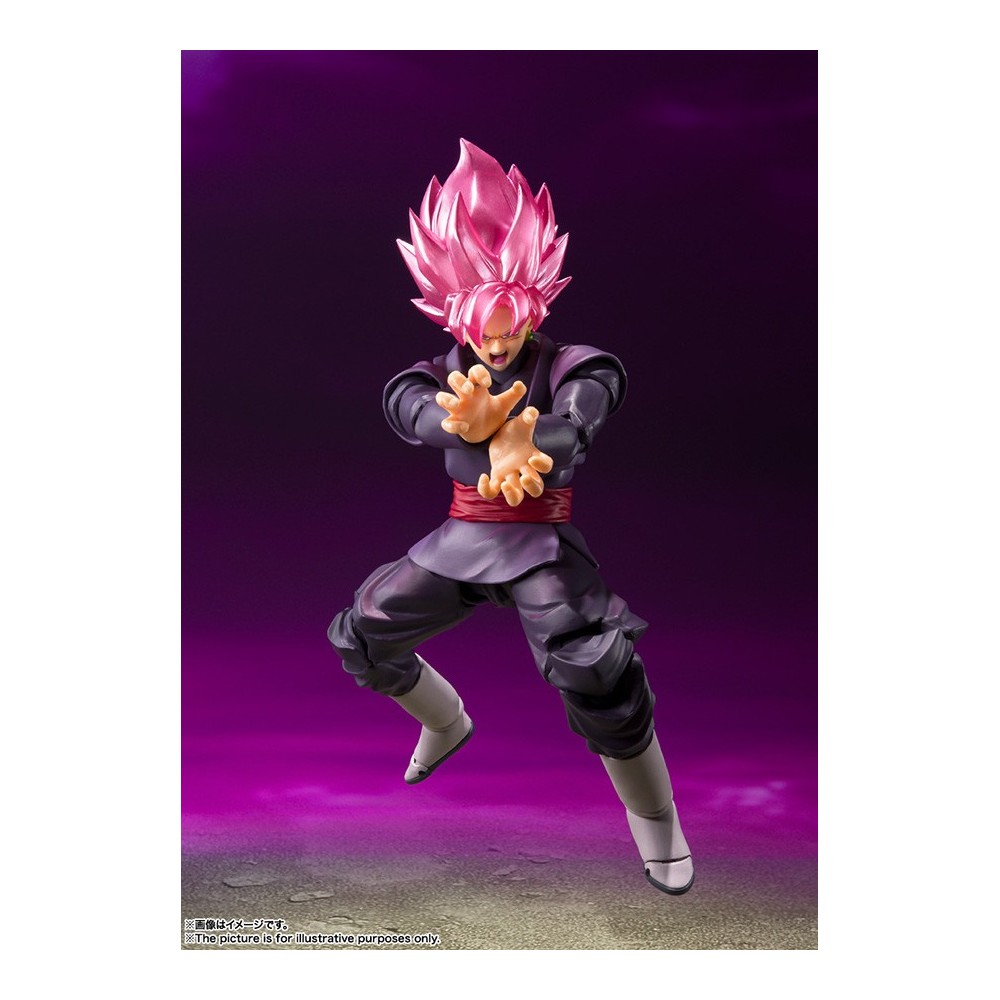 DRAGON BALL SUPER GOKU BLACK SUPER SAIYAN ROSE S.H. FIGUARTS ACTION FIGURE BANDAI