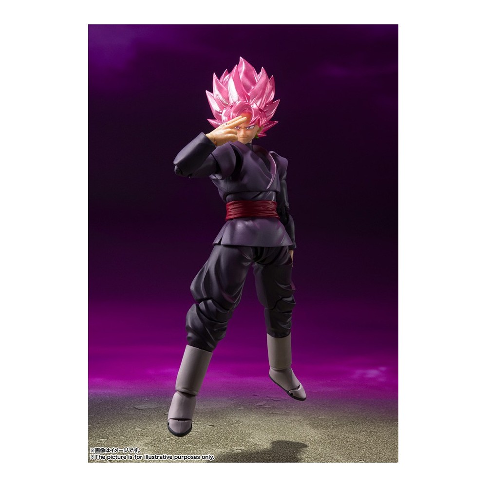 DRAGON BALL SUPER GOKU BLACK SUPER SAIYAN ROSE S.H. FIGUARTS ACTION FIGURE BANDAI