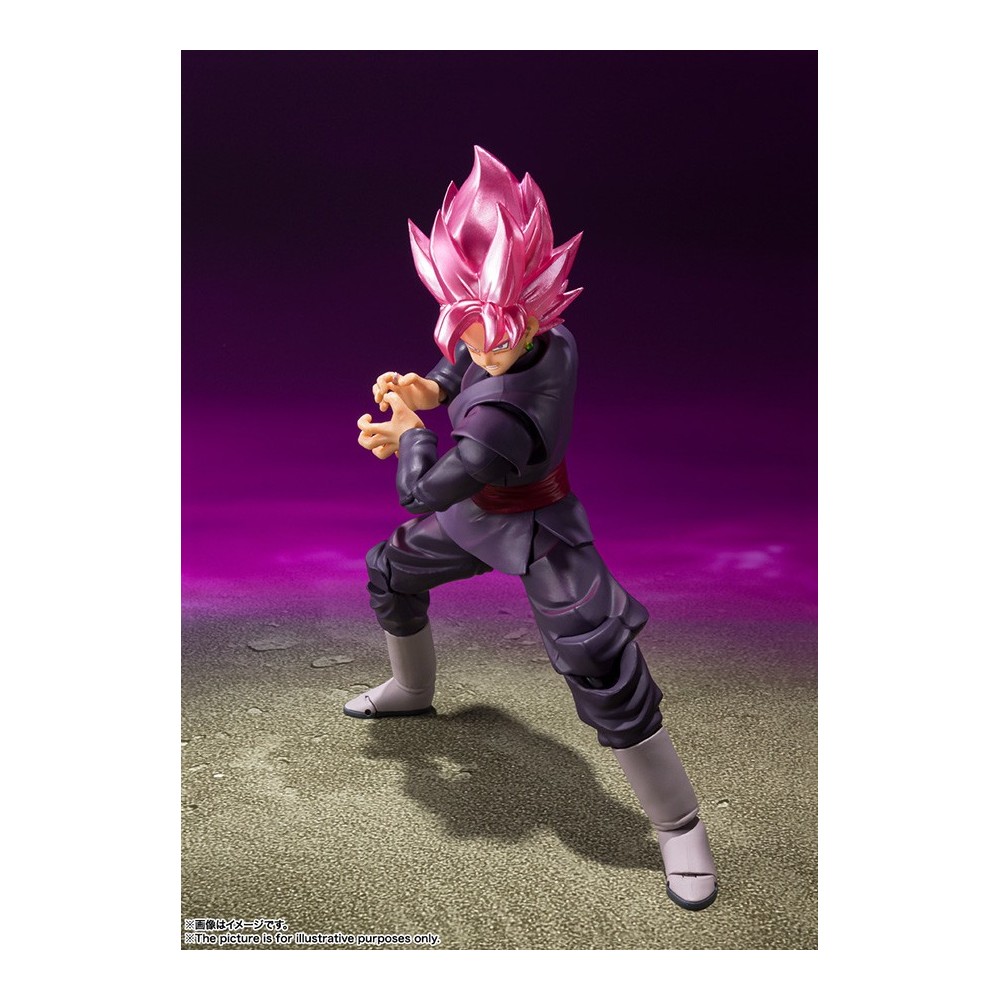 DRAGON BALL SUPER GOKU BLACK SUPER SAIYAN ROSE S.H. FIGUARTS ACTION FIGURE BANDAI