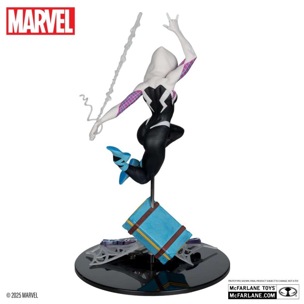 MC FARLANE MARVEL COLLECTION PVC STATUE GHOST-SPIDER (AMAZING SPIDER-MAN 1) 1/10 SCALE STATUE FIGURE