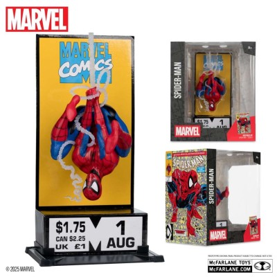 MC FARLANE MARVEL COLLECTION PVC STATUE SPIDER-MAN CORNER BOX 1/10 SCALE STATUE FIGURE