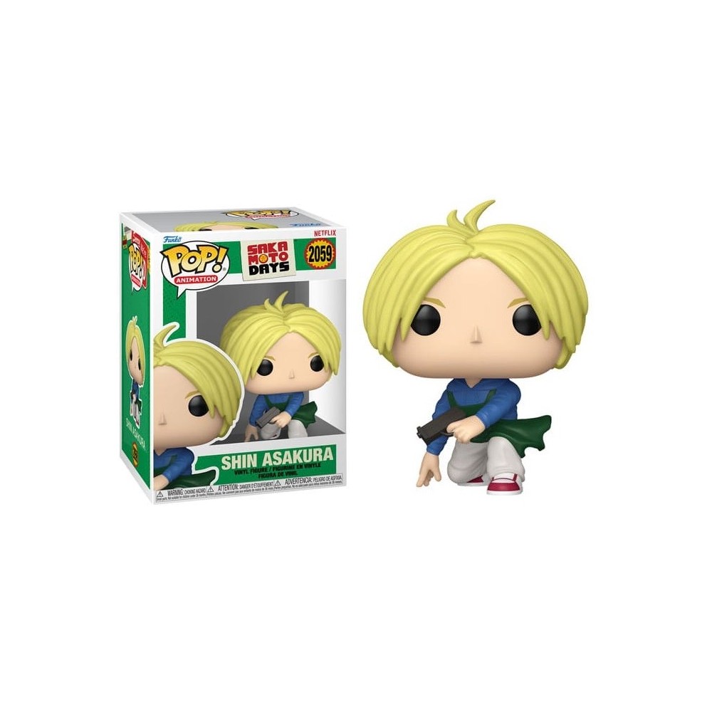 FUNKO FUNKO POP! ANIMATION SAKAMOTO DAYS SHIN ASAKURA PVC BOBBLE HEAD FIGURE