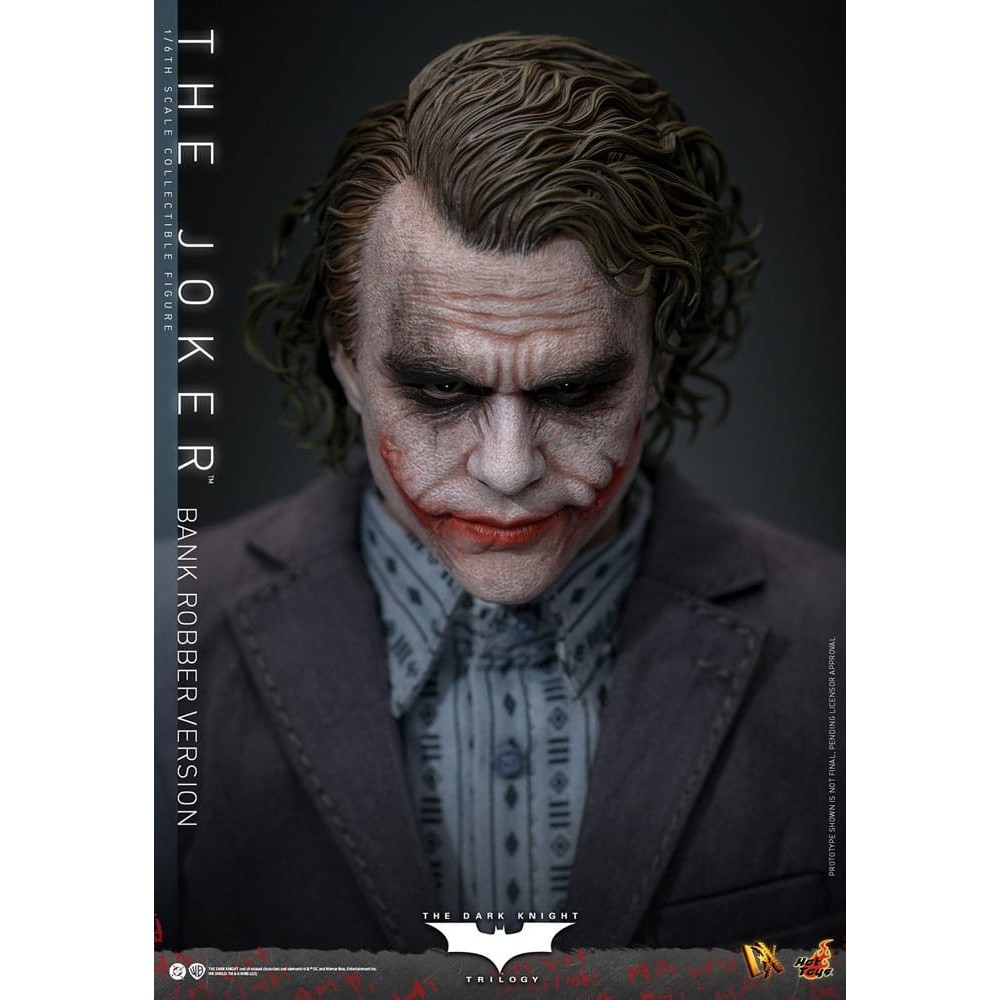 THE DARK KNIGHT MOVIE MASTERPIECE THE JOKER BANK ROBBER VER. 30CM ACTION FIGURE HOT TOYS
