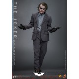 THE DARK KNIGHT MOVIE MASTERPIECE THE JOKER BANK ROBBER VER. 30CM ACTION FIGURE HOT TOYS