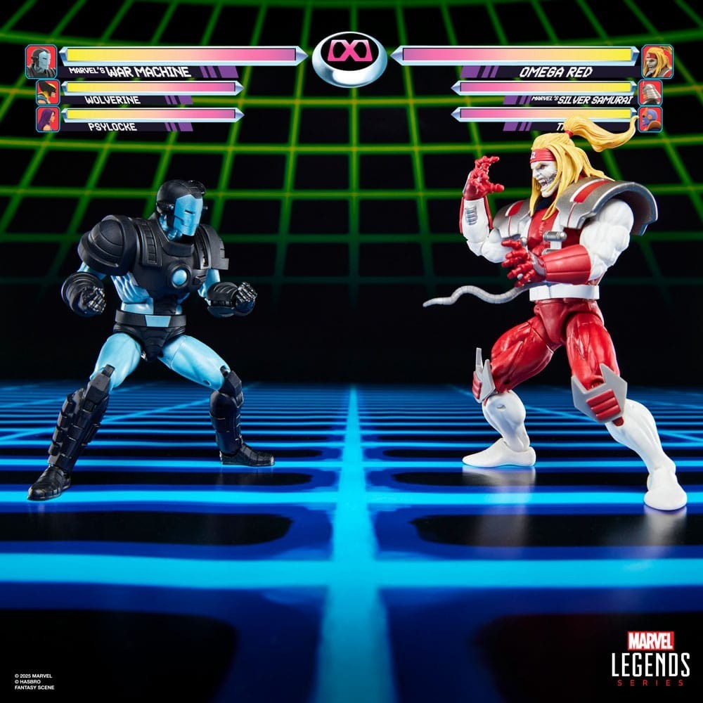 MARVEL LEGENDS GAMERVERSE WAR MACHINE VS OMEGA RED 2-PACK ACTION FIGURES HASBRO