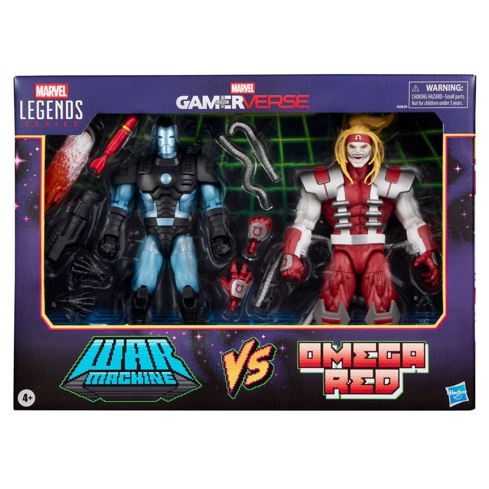 MARVEL LEGENDS GAMERVERSE WAR MACHINE VS OMEGA RED 2-PACK ACTION FIGURES HASBRO