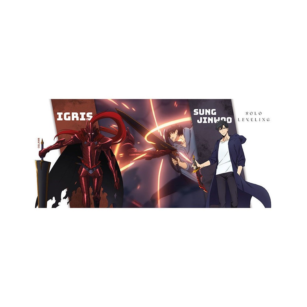 ABYSTYLE SOLO LEVELING SUNG JINWOO VS IGRIS CERAMIC MUG 460ML