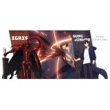 ABYSTYLE SOLO LEVELING SUNG JINWOO VS IGRIS CERAMIC MUG 460ML