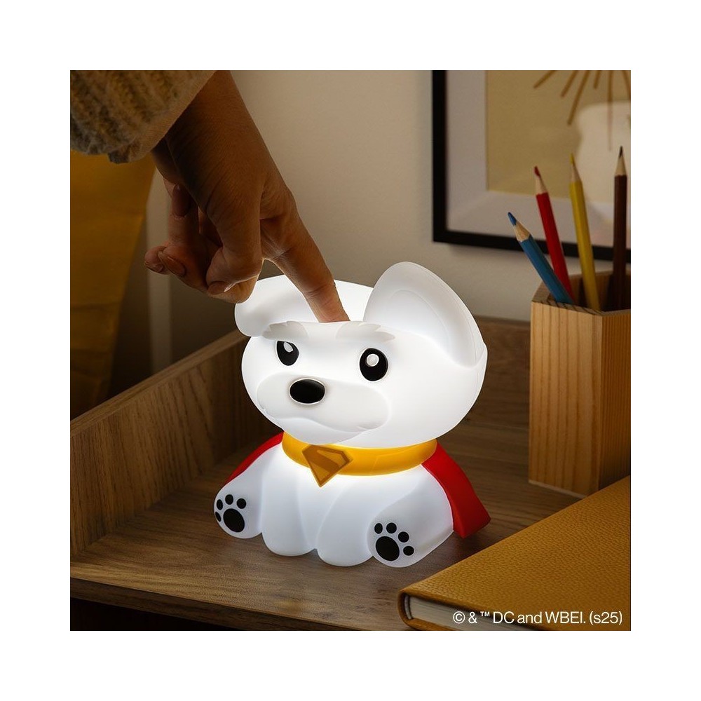 PALADONE PRODUCTS SUPERMAN 2025 KRYPTO SQUISHYGLO SILICONE LAMP