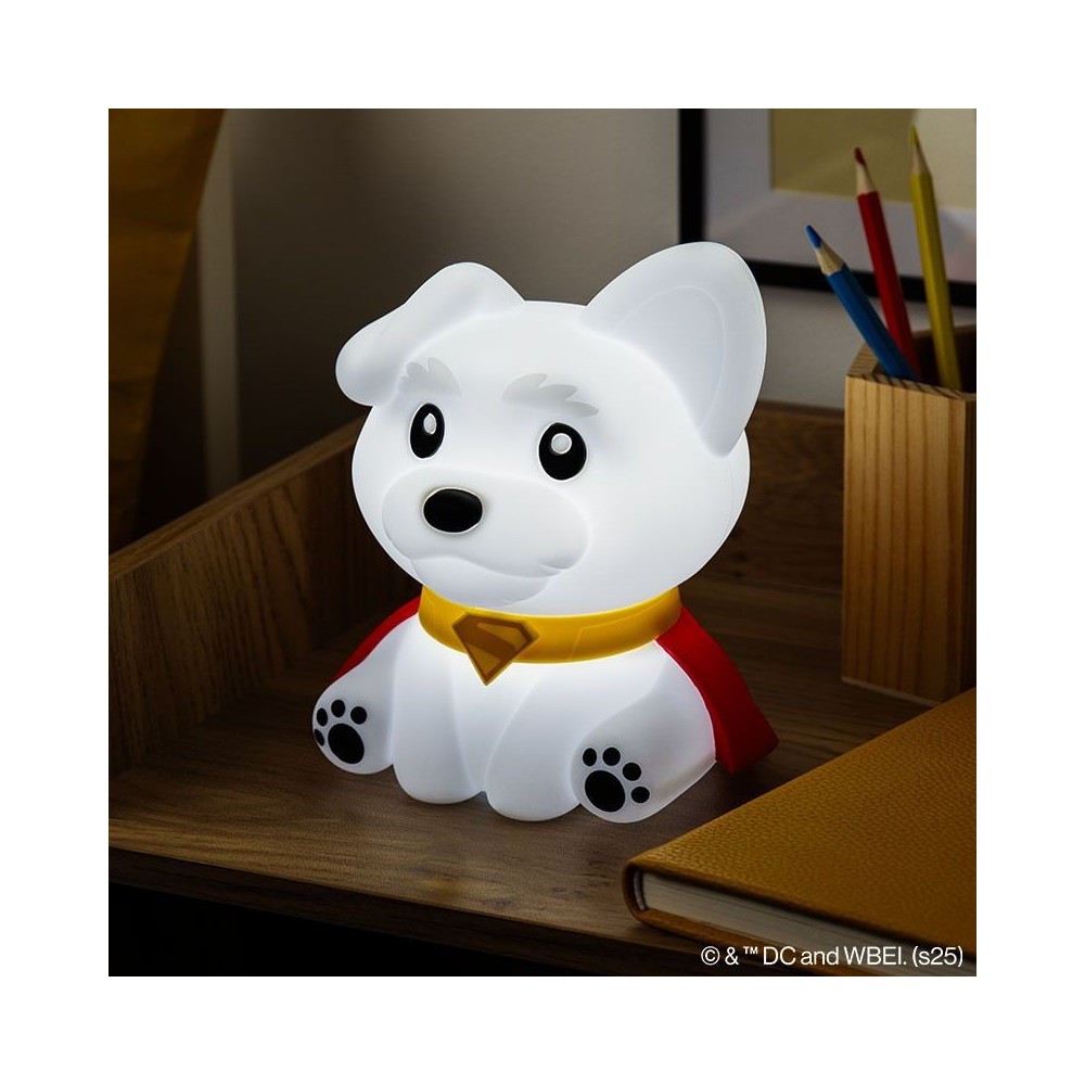 PALADONE PRODUCTS SUPERMAN 2025 KRYPTO SQUISHYGLO SILICONE LAMP