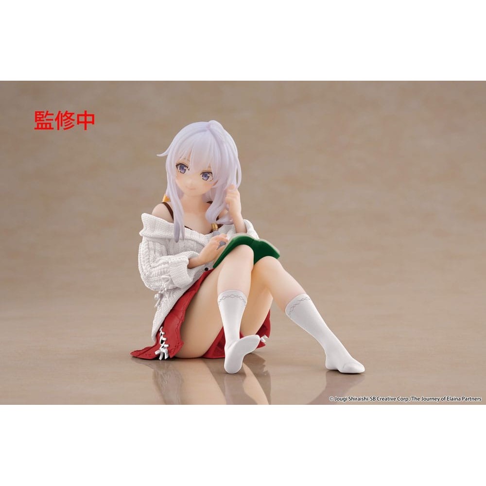 TAITO WANDERING WITCH THE JOURNEY OF ELAINA CASUAL CLOTHES VERSION PVC DESKTOP CUTE STATUE FIGURE
