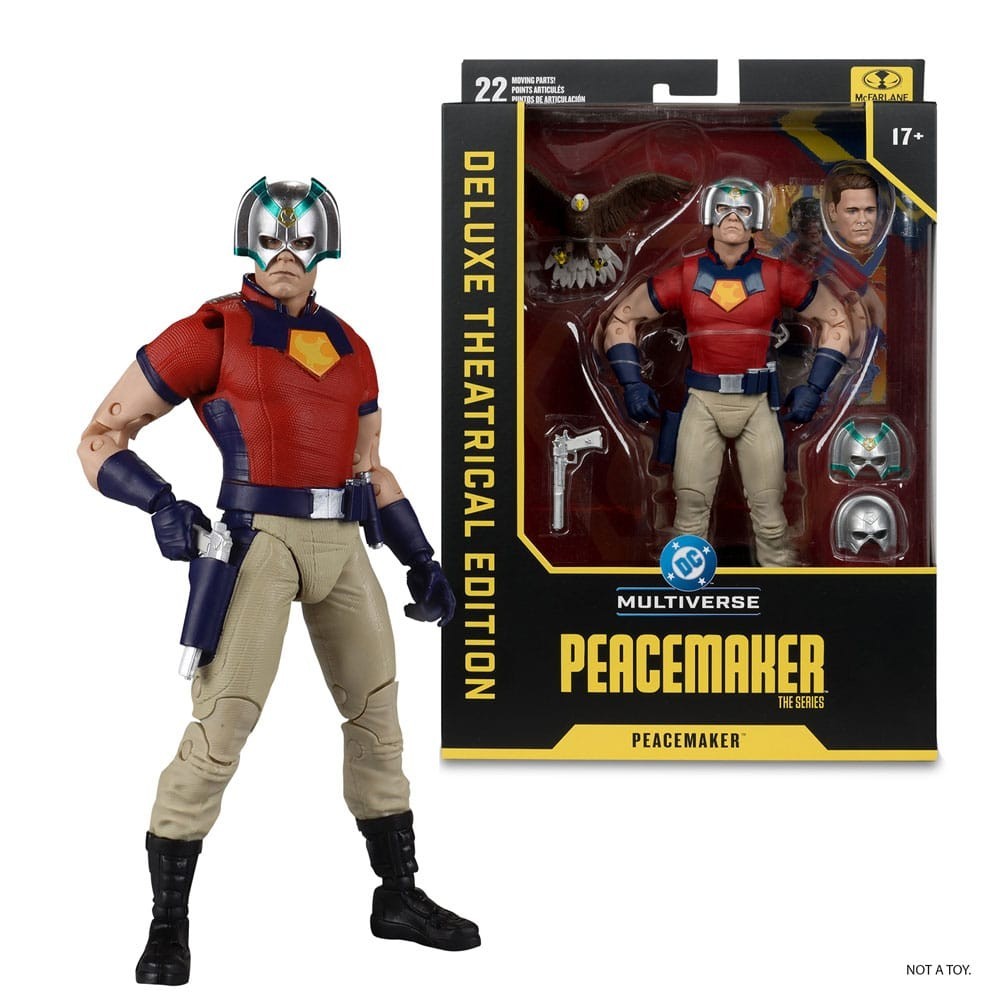 DC MULTIVERSE PEACEMAKER DELUXE THEATRICAL EDITION ACTION FIGURE MC FARLANE