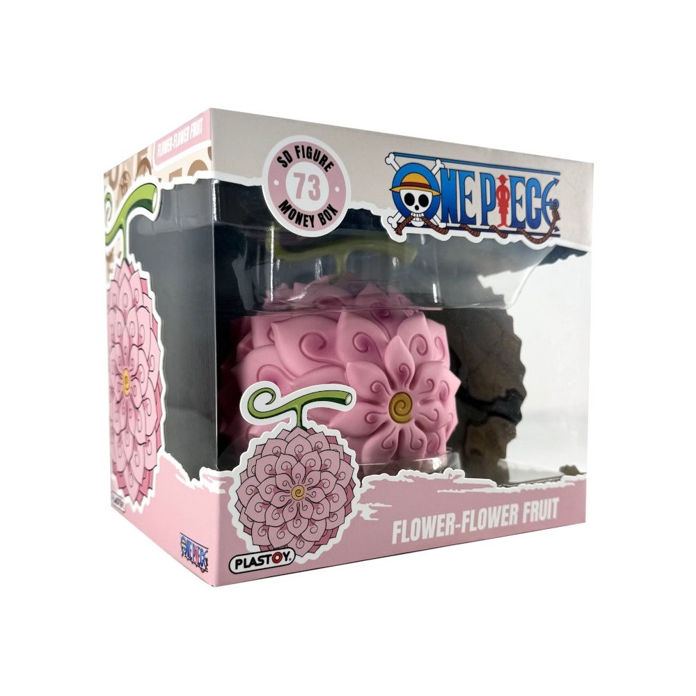 ONE PIECE FLOWER FLOWER FRUIT MONEY BANK SALVADANAIO FIGURE PLASTOY