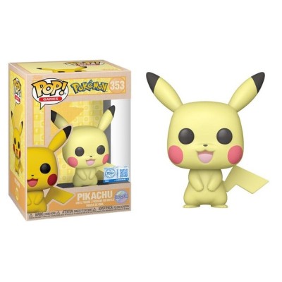 FUNKO FUNKO POP! GAMES POKEMON PIKACHU SOFT COLOR PVC BOBBLE HEAD