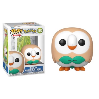 FUNKO POP! POKEMON ROWLET BOBBLE HEAD FIGURE FUNKO
