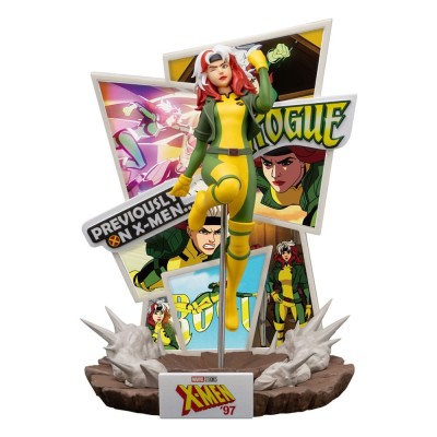 D-STAGE X-MEN '97 ROGUE SDCC STATUA FIGURE DIORAMA BEAST KINGDOM