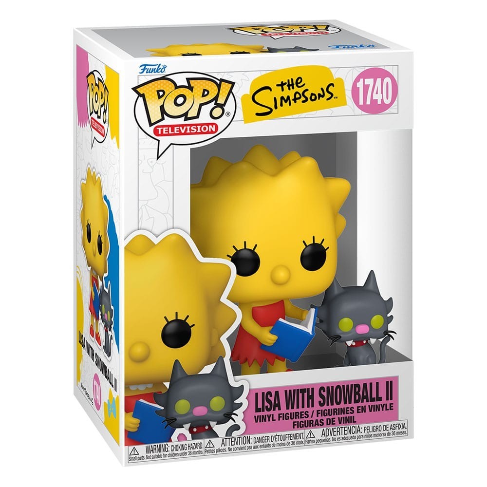 FUNKO POP! THE SIMPSONS LISA WITH SNOWBALL II 1740 BOBBLE HEAD FIGURE FUNKO