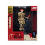 MOVIE MANIACS IT PENNYWISE WELCOME TO DERRY GOLD LABEL STATUA FIGURE MC FARLANE