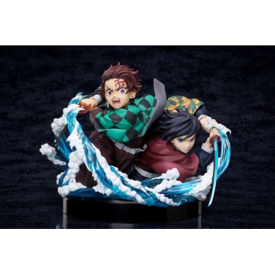 ANIPLEX DEMON SLAYER TANJIRO KAMADO & GIYU TOMIOKA STATUE PVC FIGURE