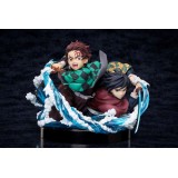 ANIPLEX DEMON SLAYER TANJIRO KAMADO & GIYU TOMIOKA STATUE PVC FIGURE