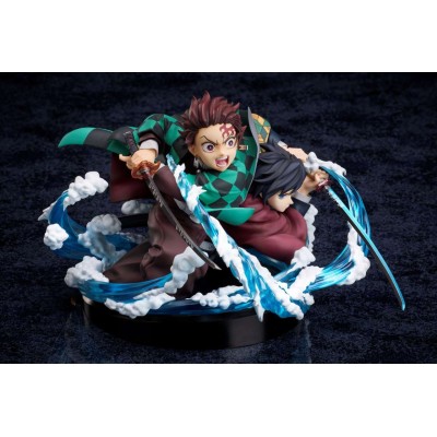 ANIPLEX DEMON SLAYER TANJIRO KAMADO & GIYU TOMIOKA STATUE PVC FIGURE