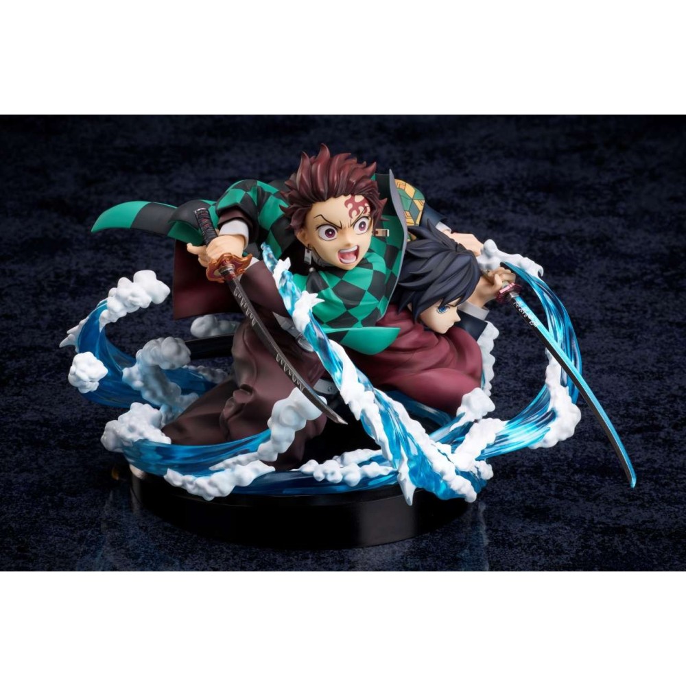ANIPLEX DEMON SLAYER TANJIRO KAMADO & GIYU TOMIOKA STATUE PVC FIGURE