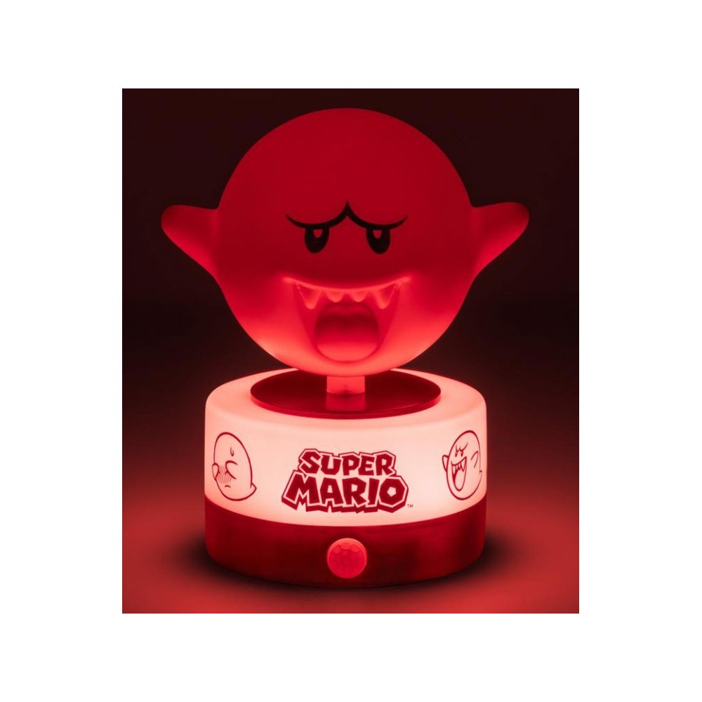 SUPER MARIO BOO ICON ROOM GUARDS LAMPADA SONORA CON SENSORE DI MOVIMENTO PALADONE PRODUCTS