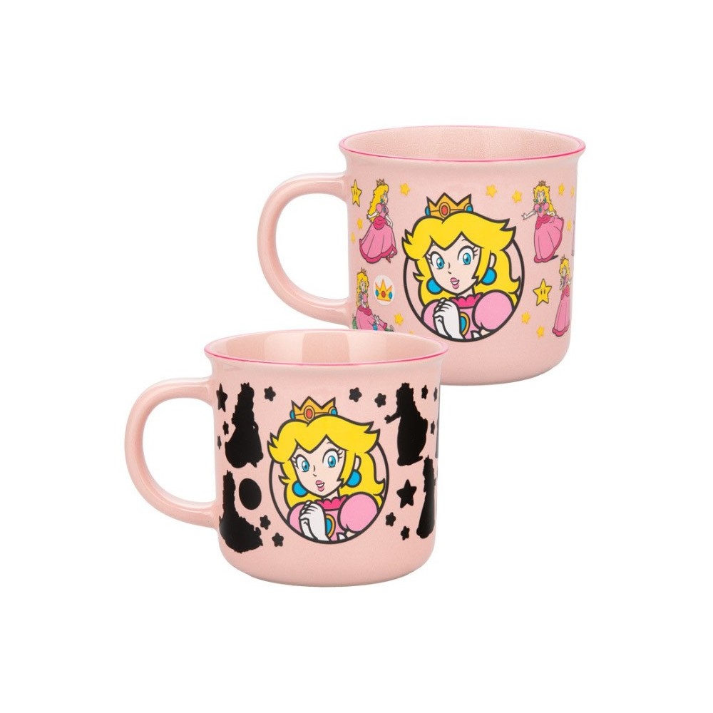 PALADONE PRODUCTS SUPER MARIO PEACH CERAMIC HEAT CHANGE MUG 350ML