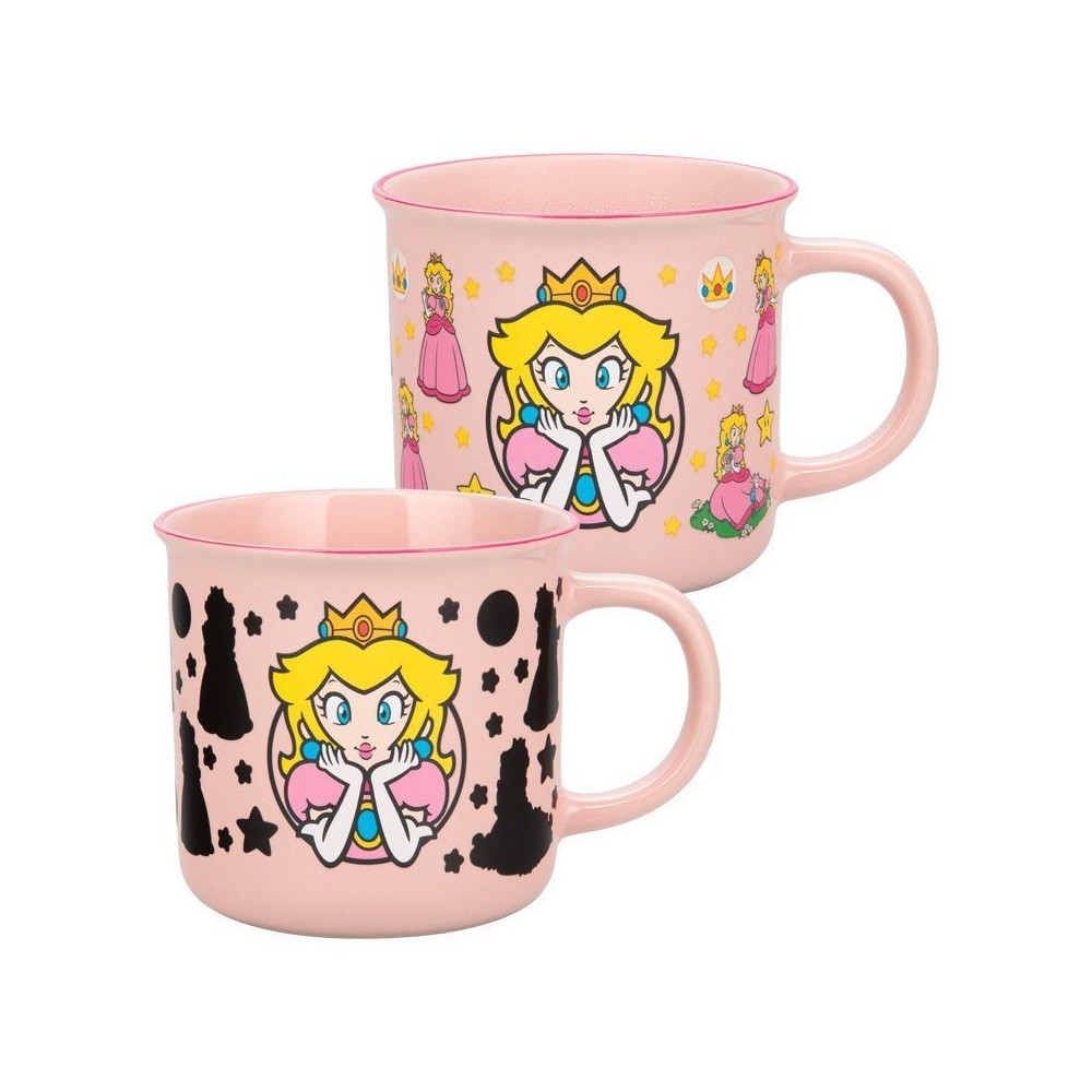 SUPER MARIO PEACH MUG TAZZA IN CERAMICA CAMBIACOLORE 350ML PALADONE PRODUCTS