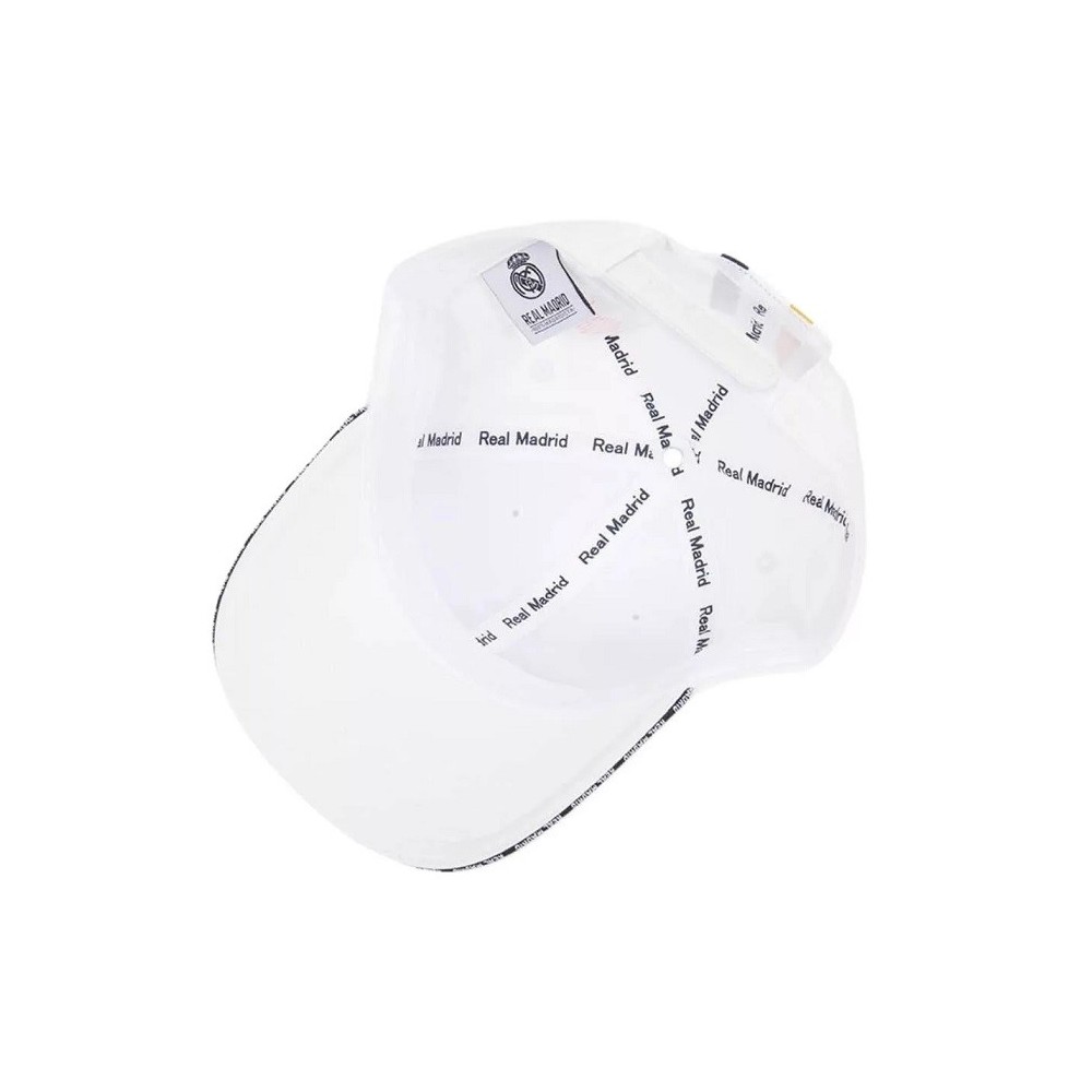 CAPPELLO BASEBALL CAP REAL MADRID UFFICIALE CLASSICO BIANCO