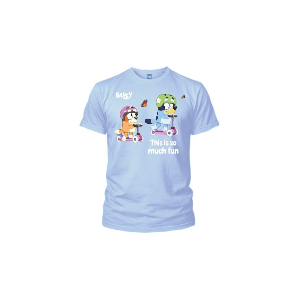 MAGLIA T SHIRT BIMBO BLUEY THIS IS SO MUCH FUN
