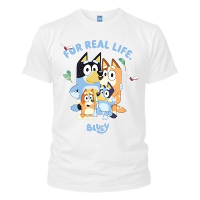 MAGLIA T SHIRT BIMBO BLUEY FOR REAL LIFE FAMILY