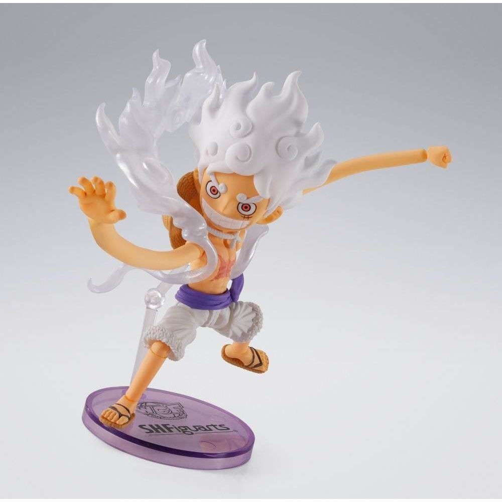 BANDAI ONE PIECE MONKEY D. LUFFY GEAR 5 WORLD COLLECTABLE FIGURE X S.H. FIGUARTS ACTION FIGURE