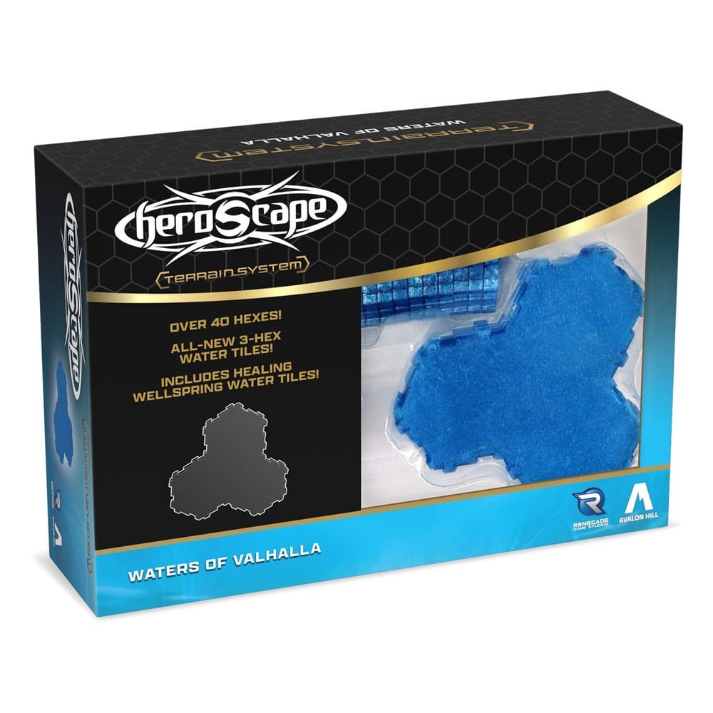 RENEGADE GAME STUDIOS HEROSCAPE TERRAINSYSTEM WATERS OF VALHALLA EXPANSION TERRAIN