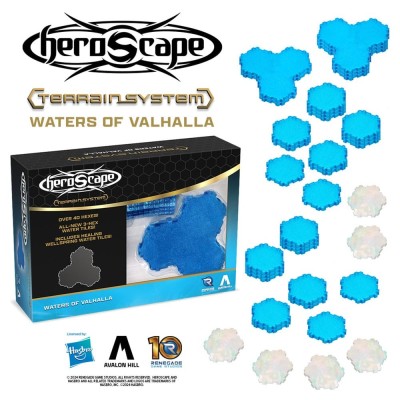 HEROSCAPE TERRAINSYSTEM WATERS OF VALHALLA ESPANSIONE TERRENO RENEGADE GAME STUDIOS