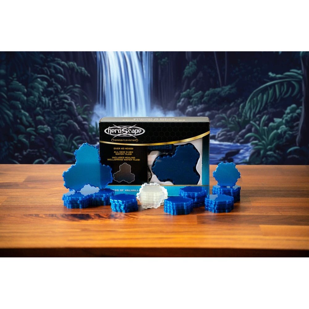 HEROSCAPE TERRAINSYSTEM WATERS OF VALHALLA ESPANSIONE TERRENO RENEGADE GAME STUDIOS