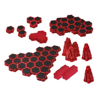 RENEGADE GAME STUDIOS HEROSCAPE TERRAINSYSTEM THE LAVA FIELDS OF VALHALLA EXPANSION TERRAIN