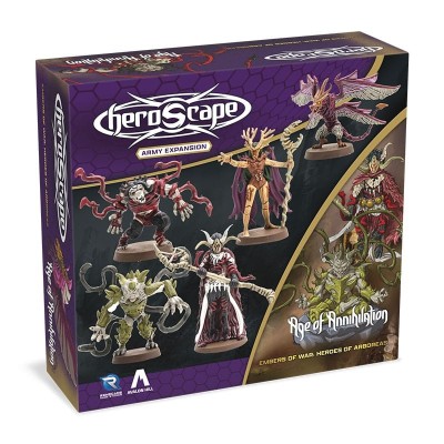 HEROSCAPE AGE OF ANNIHILATION EMBERS OF WAR HEROES OF ARBOREAS MINIATURE RENEGADE GAME STUDIOS