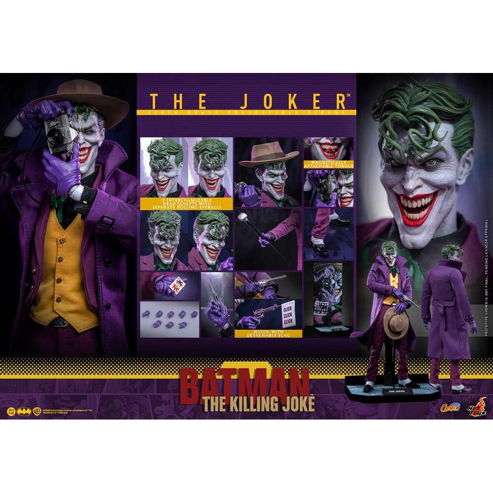 BATMAN THE KILLING JOKE THE JOKER COLLECTIBLE 1/6 ACTION FIGURE HOT TOYS