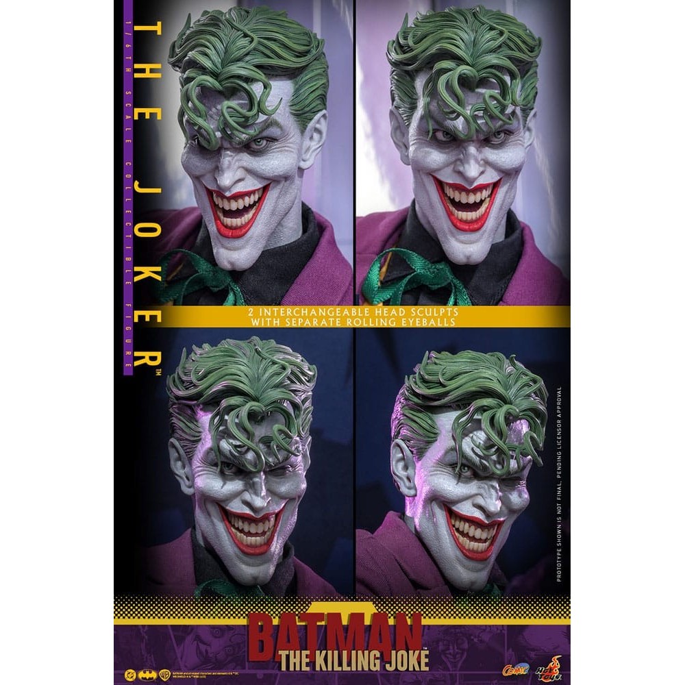 BATMAN THE KILLING JOKE THE JOKER COLLECTIBLE 1/6 ACTION FIGURE HOT TOYS
