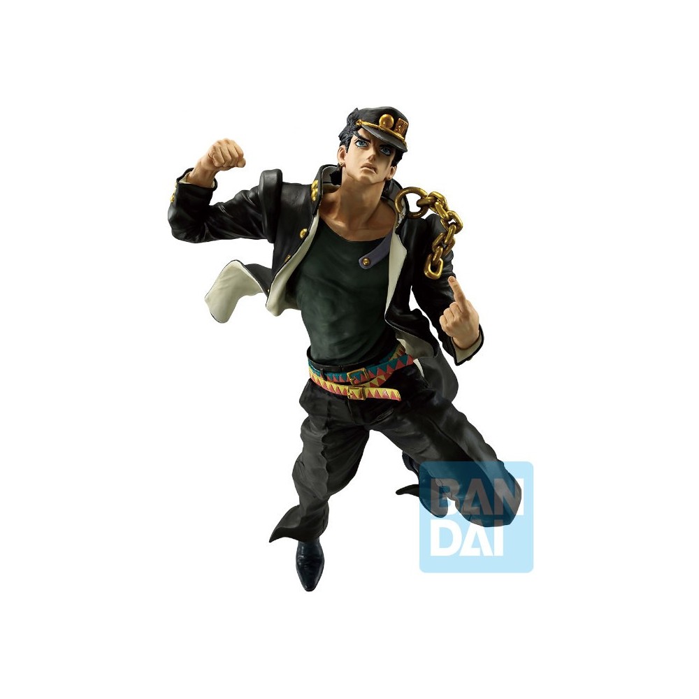 LE BIZZARRE AVVENTURE DI JOJO STARDUST CRUSADER JOTARO KUJO ICHIBANSHO STATUA FIGURE BANPRESTO