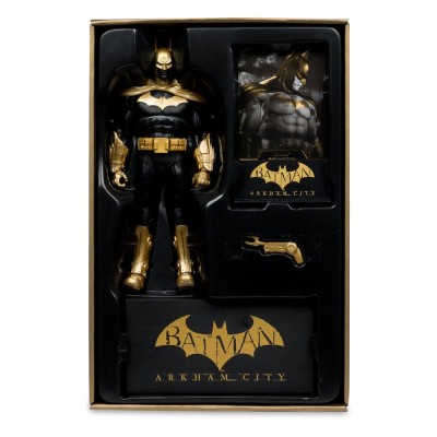 MC FARLANE DC MULTIVERSE BATMAN ARKHAM KNIGHT KNIGHTMARE EDITION GOLD LABEL VERSION PVC ACTION FIGURE